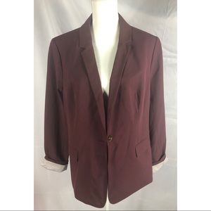 NWT. The Limited maroon blazer. Size 18 TALL.